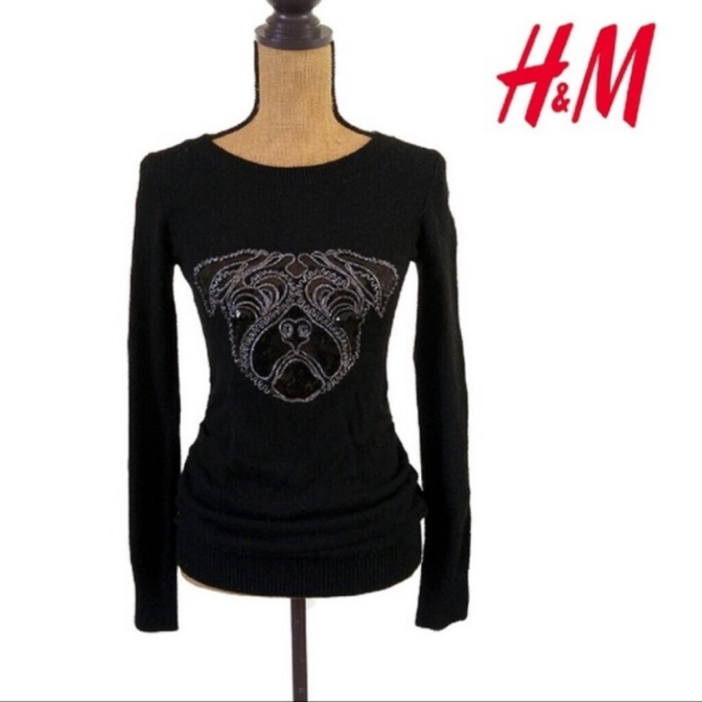 H&M Mama maternity black sweater.size XS